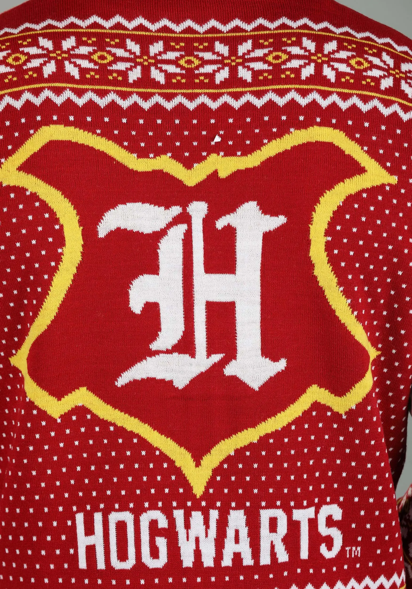 Harry Potter Hogwarts Ugly Christmas Cardigan For Adults - Image 3