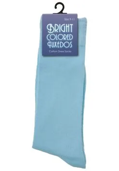 Baby Blue Dress Socks