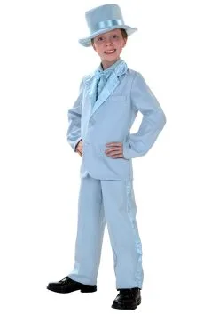Kids Blue Tuxedo Costume