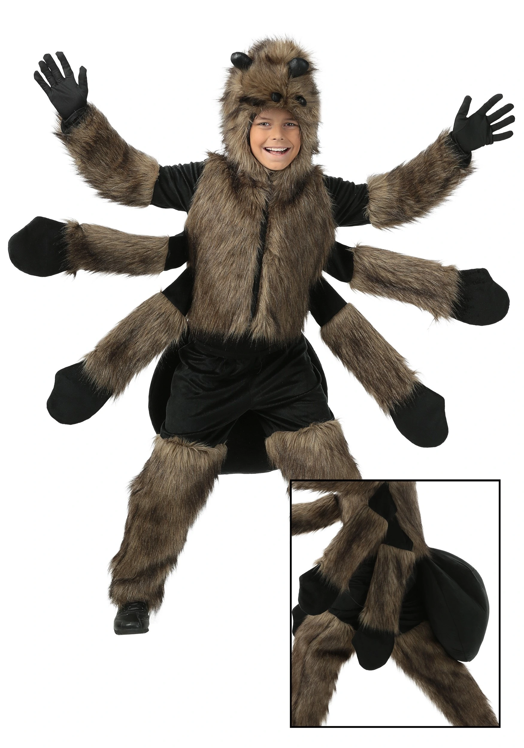 Kid's Furry Tarantula Spider Costume - Image 2