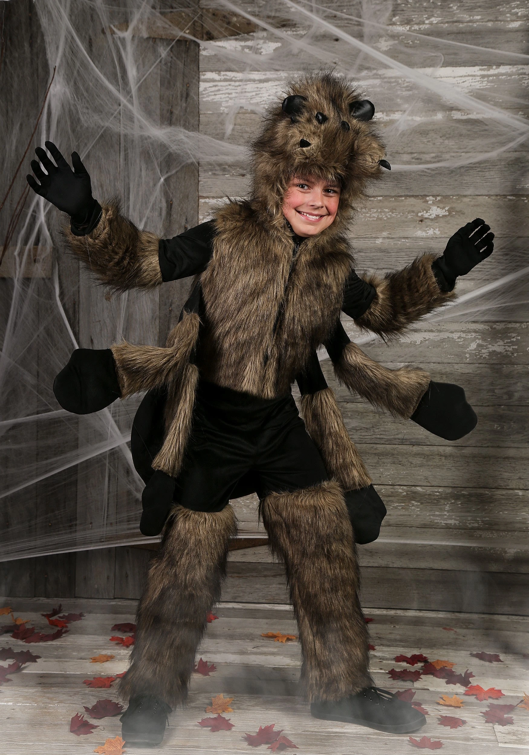 Kid's Furry Tarantula Spider Costume