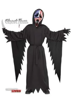 Child Patriotic Ghost Face Costume