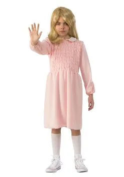 Eleven Long Sleeve Dress Stranger Things Child Costume