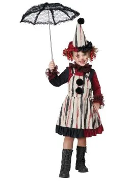 Clever Lil' Clown Costume For Toddlers