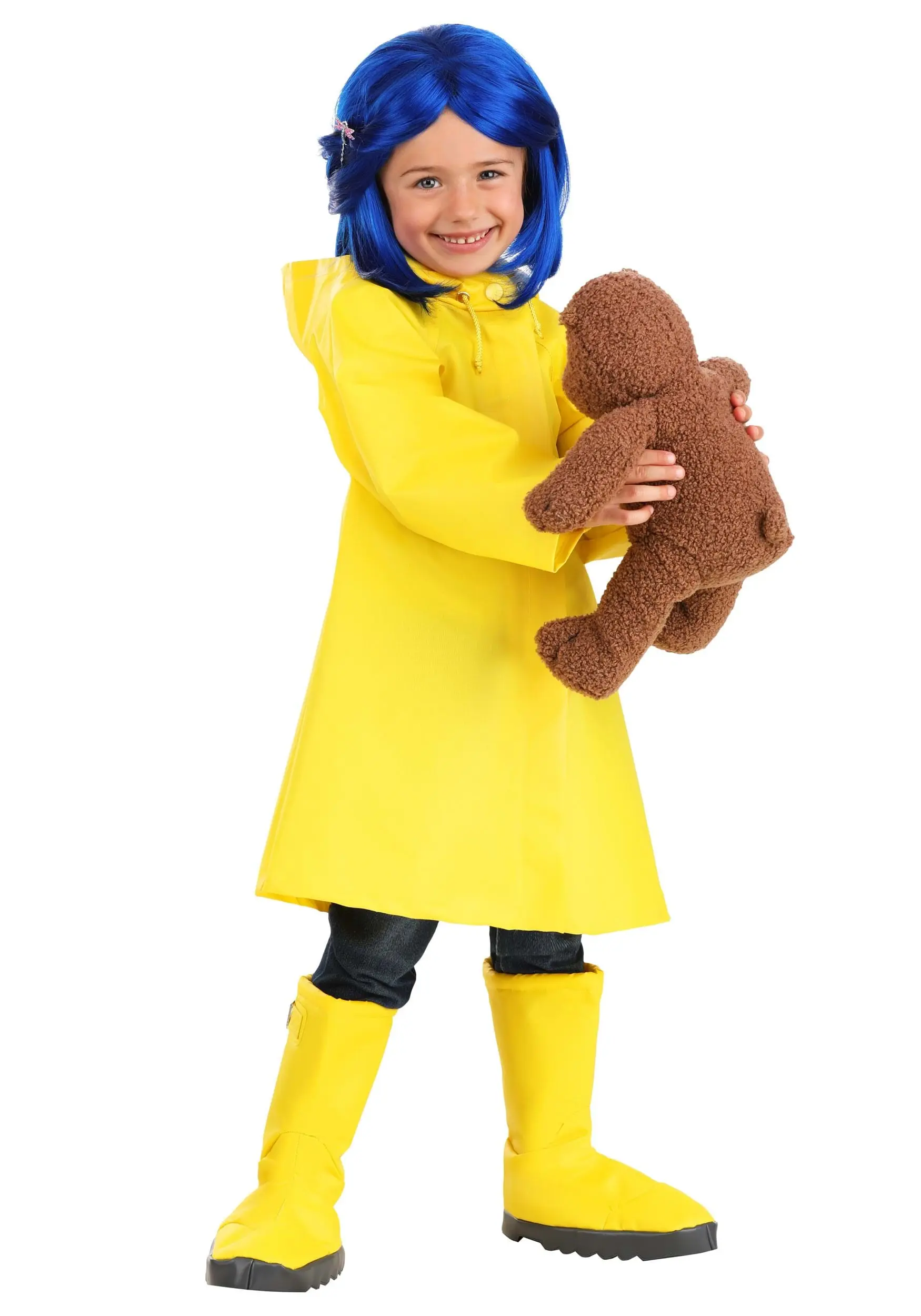 Coraline Raincoat Costume For Toddlers - Image 3