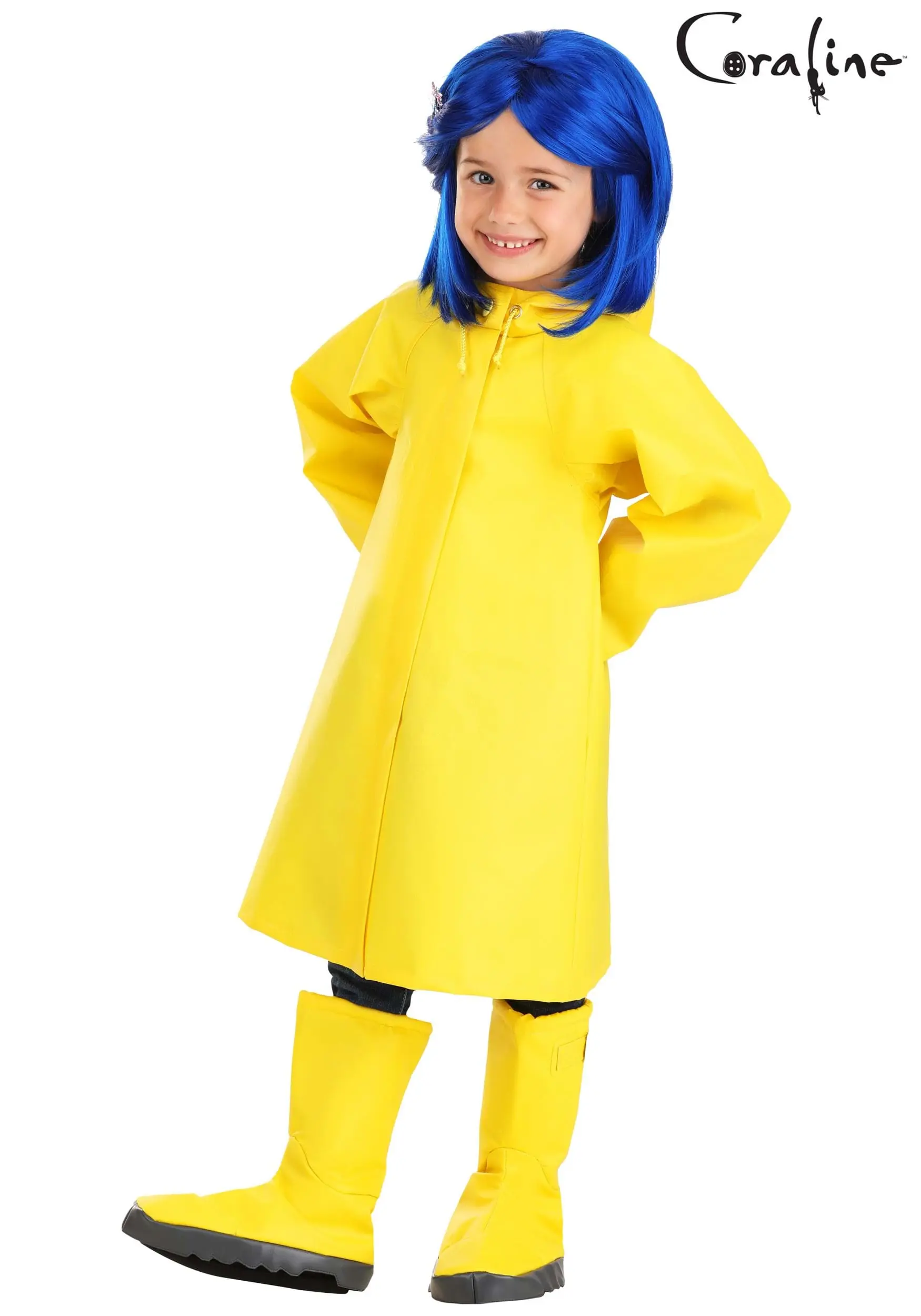 Coraline Raincoat Costume For Toddlers