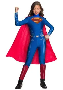 DC Superman Jumpsuit Costume For Girls