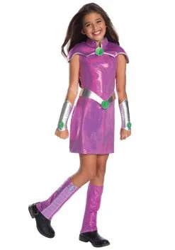 Girls DC Superhero Girls Deluxe Starfire Costume