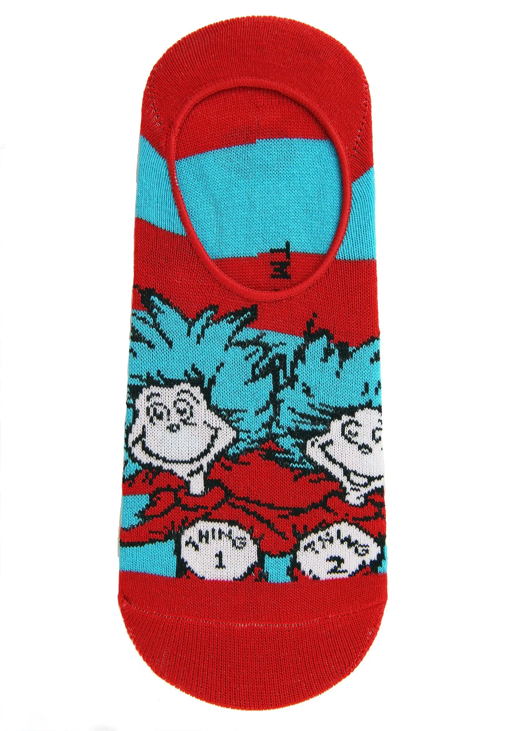 Dr. Seuss No Show Sock Set Adult 5 Pairs - Image 5