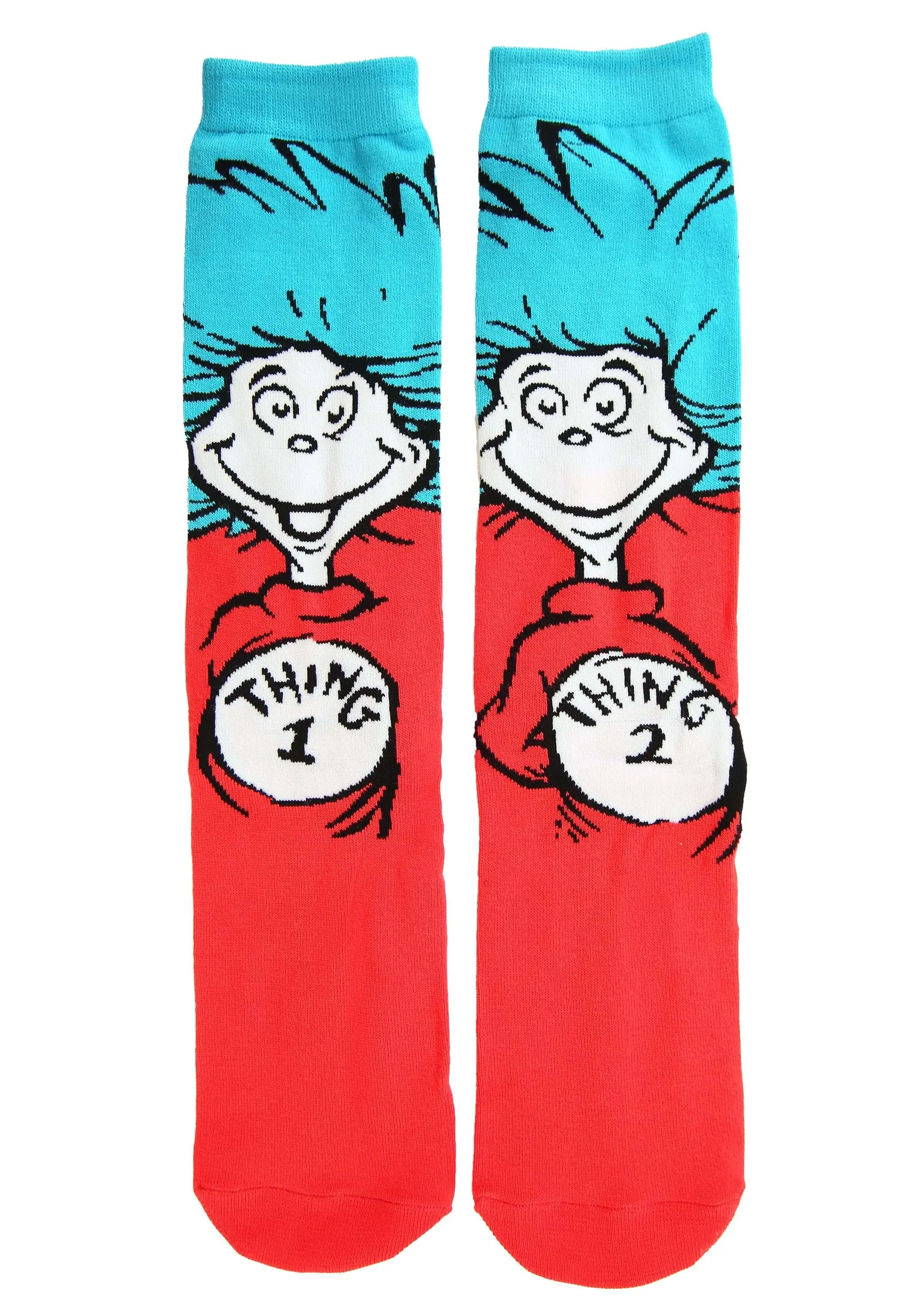 Dr. Seuss Characters Crew Sock Set Adult 3 Pairs - Image 4