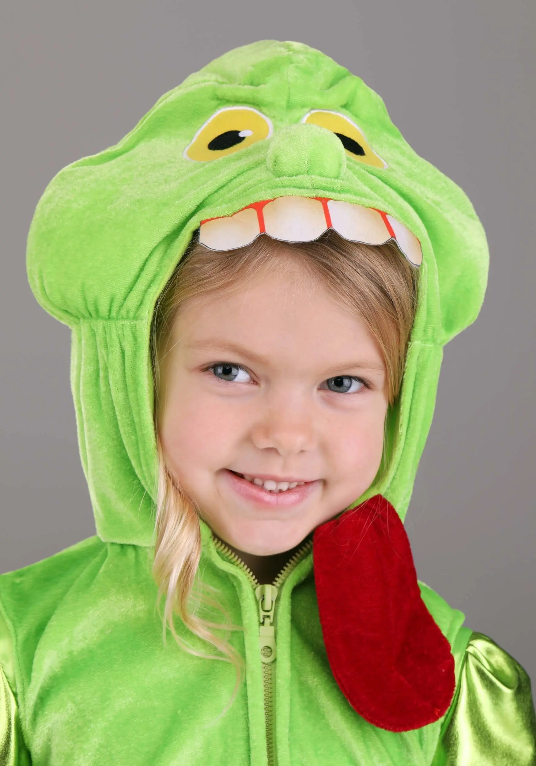 Girl's Toddler Ghostbusters Slimer Costume - Image 3