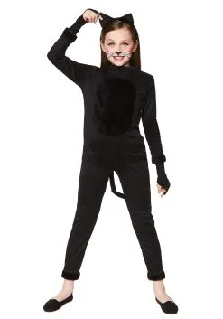 Black Cat Costume For Girls