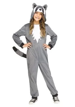Cute Raccoon Costume For Girls