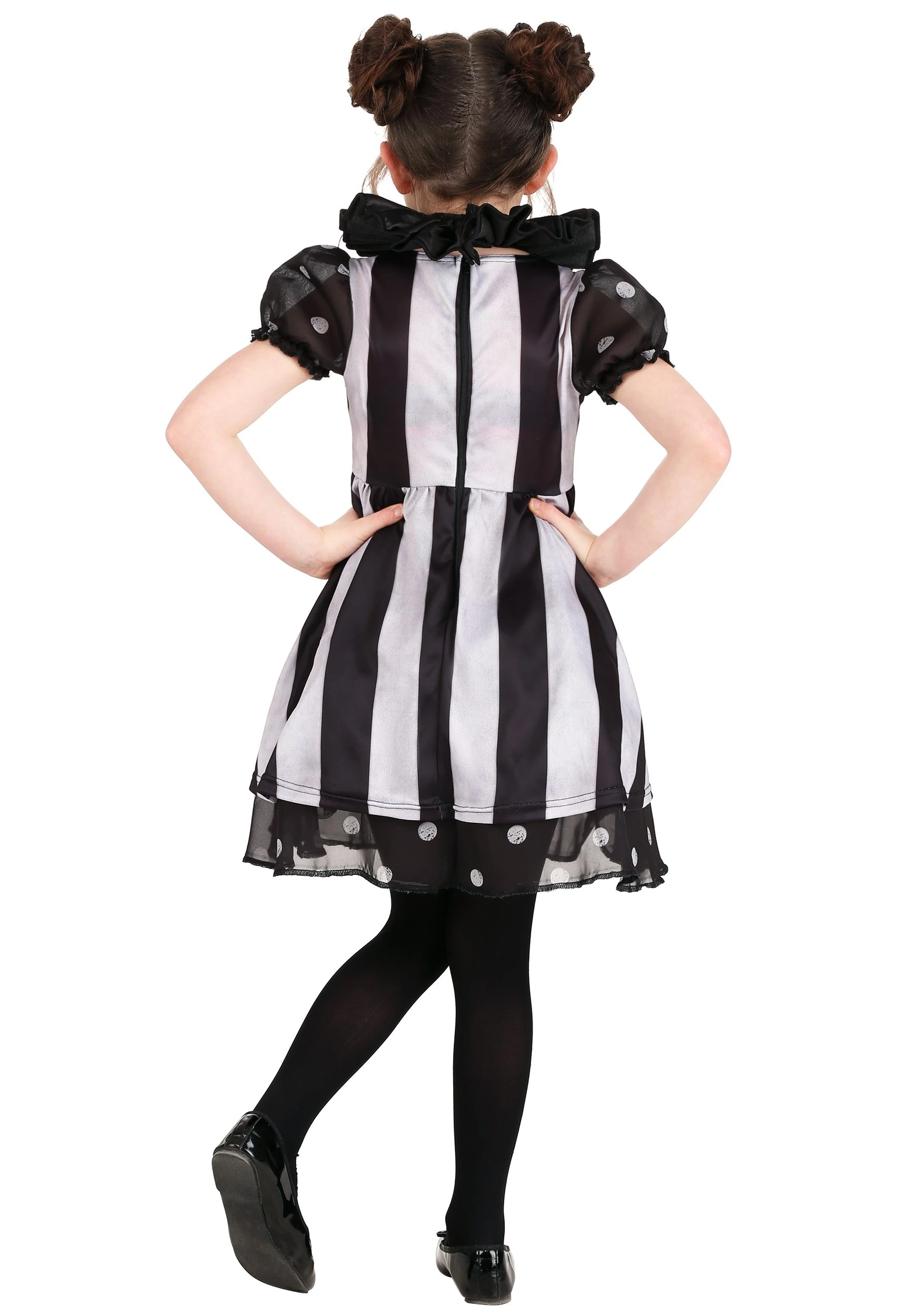Dark Circus Clown Girl's Costume - Image 3