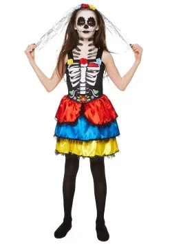 Girl's Day Of The Dead Costume