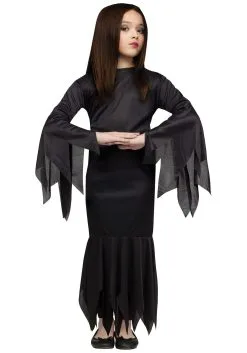 Girl's Morticia Costume Dress