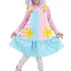 Pinafore Clown Costume Dress For Girls