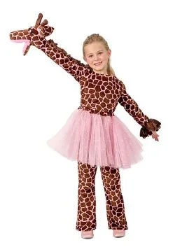 Girl's Puppet Giraffe Costume