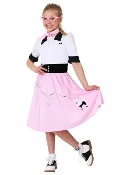 Sock Hop Sweetheart Costume For Girls
