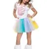 Girl's Rainbow Unicorn Tutu Costume Dress