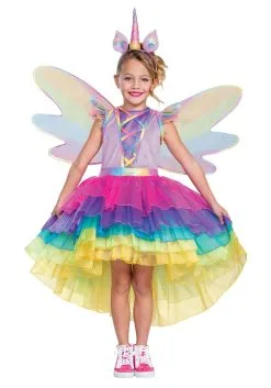 Unicorn Prestige Costume For Girls
