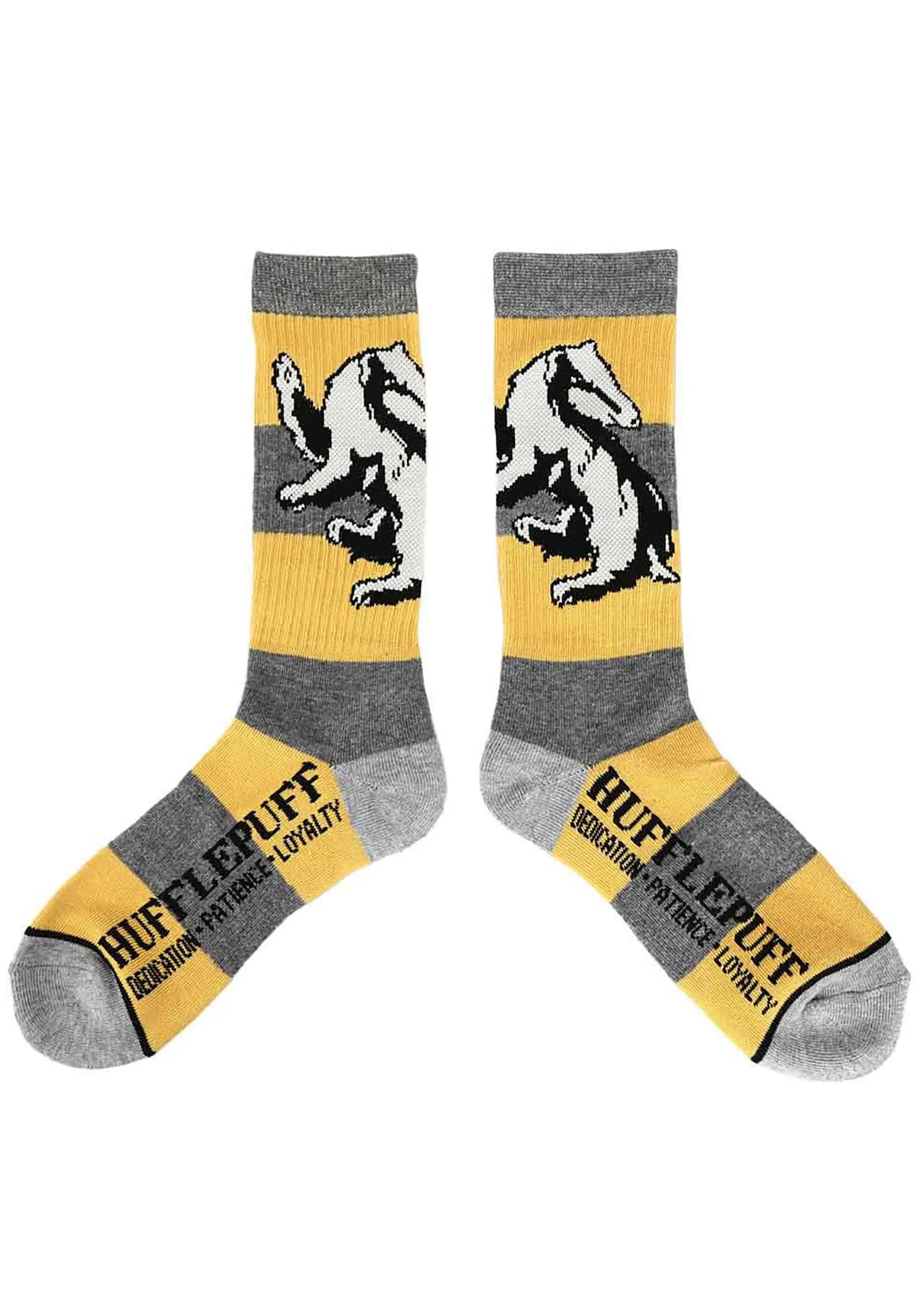 Hufflepuff Harry Potter Rugby Stripe Crew Socks - Image 2