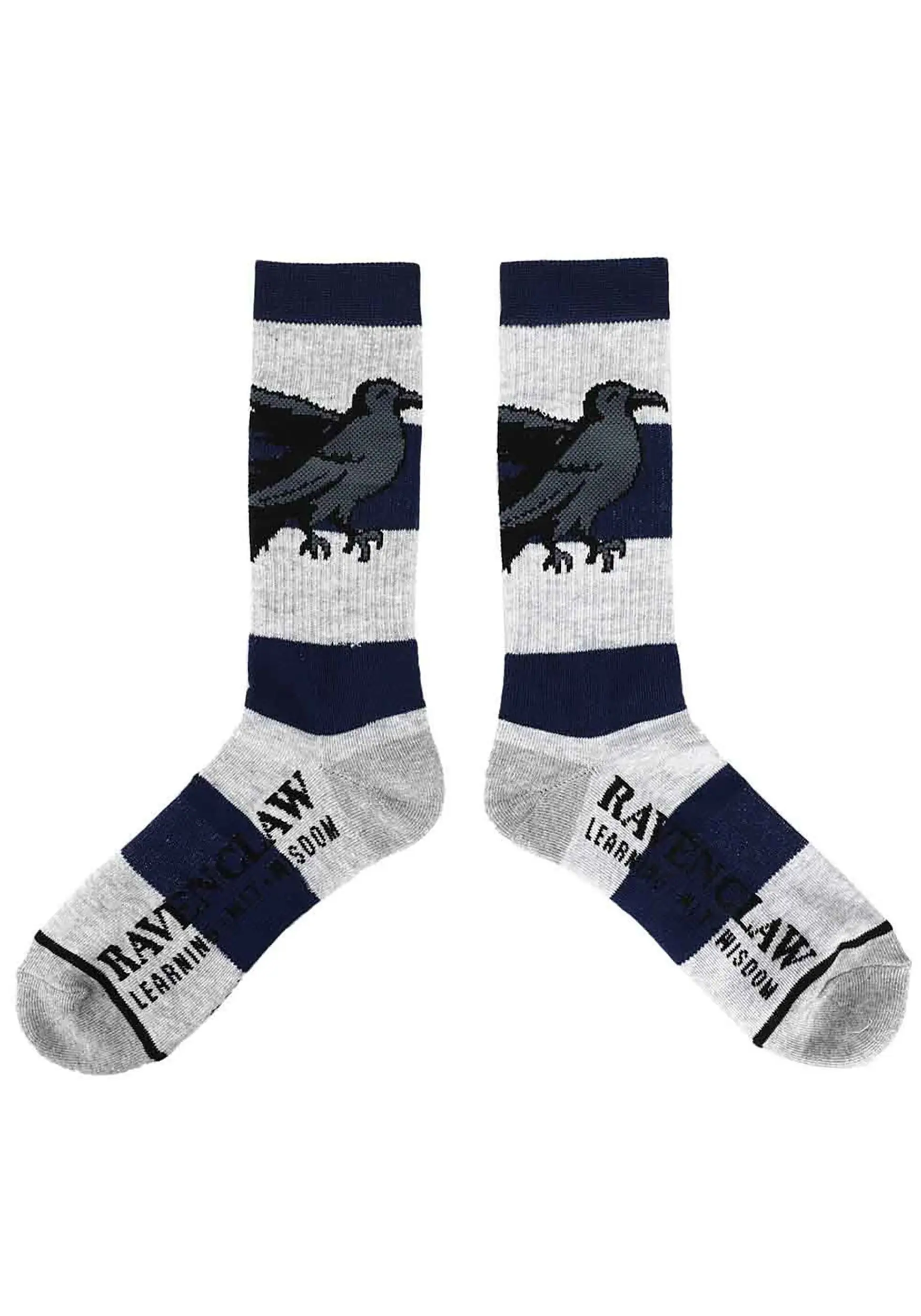 Harry Potter Ravenclaw Rugby Stripe Crew Socks - Image 2