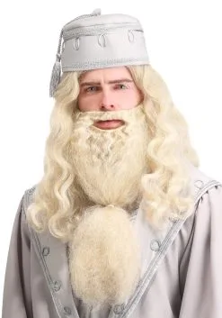 Adult Headmaster Wizard Wig And Beard