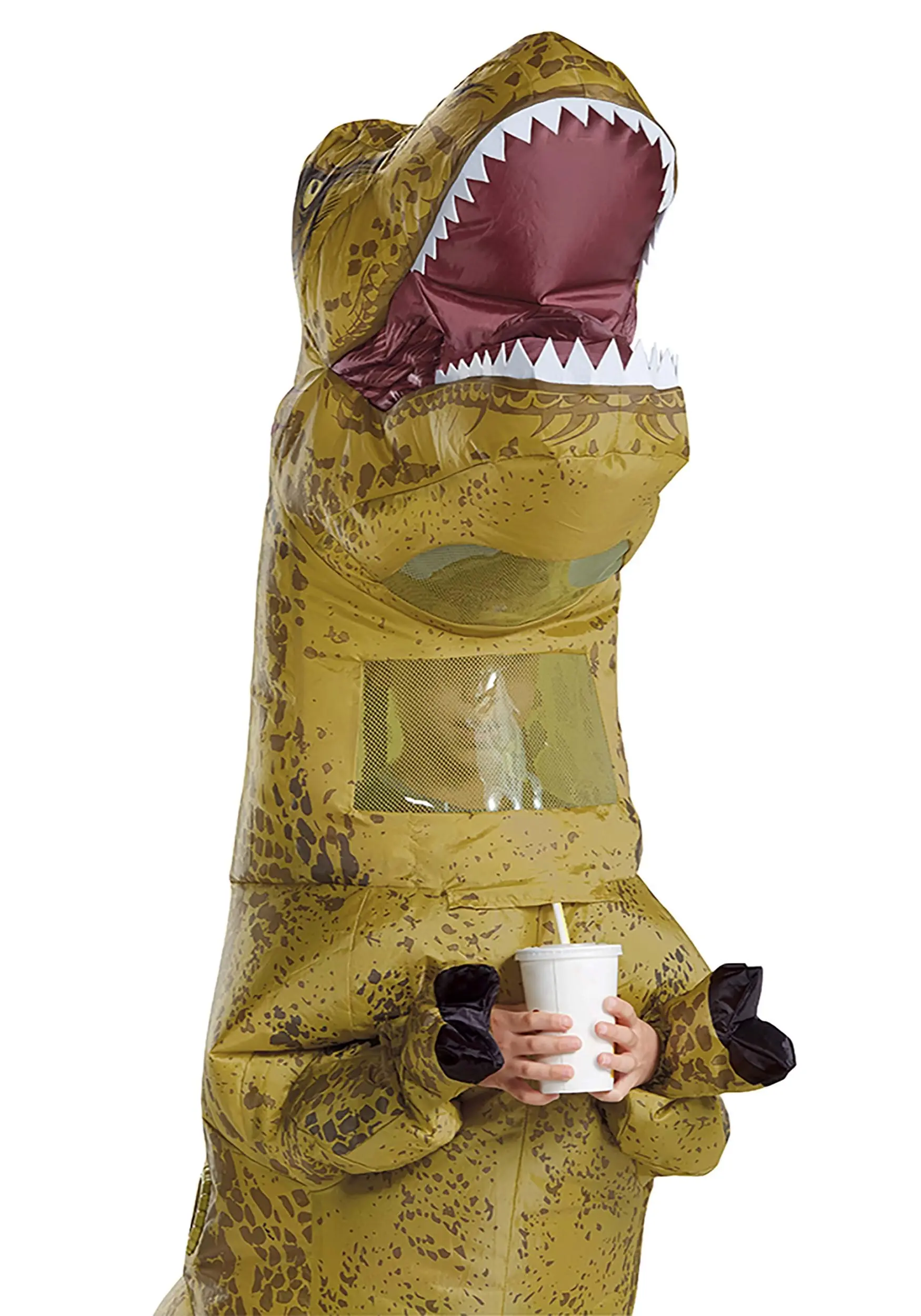 Kids Jurassic World Inflatable T-Rex Costume - Image 3
