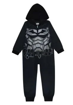 Kid's Batman Hooded Union Suit