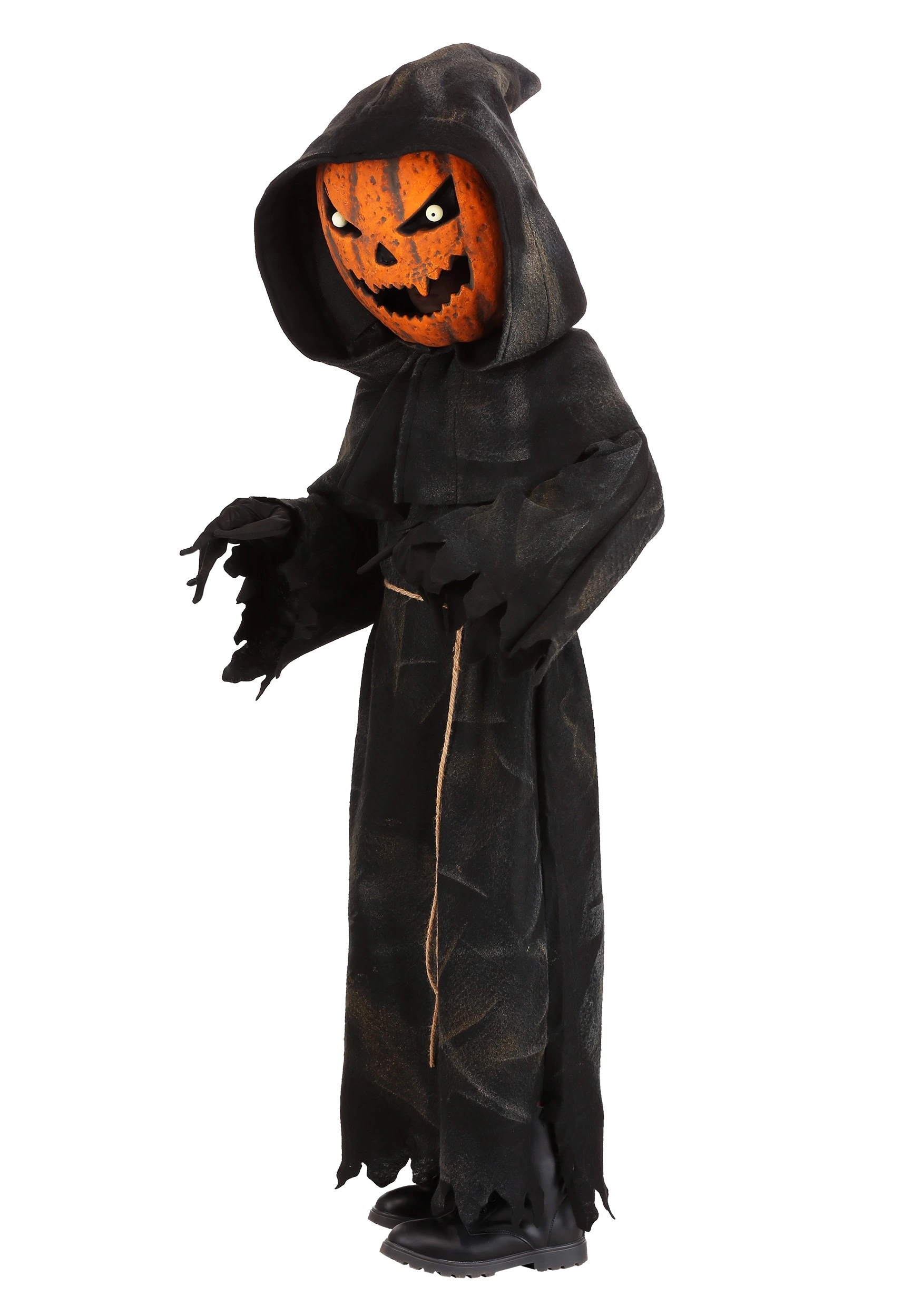 Kids Bobble Eyes Pumpkin Costume - Image 2