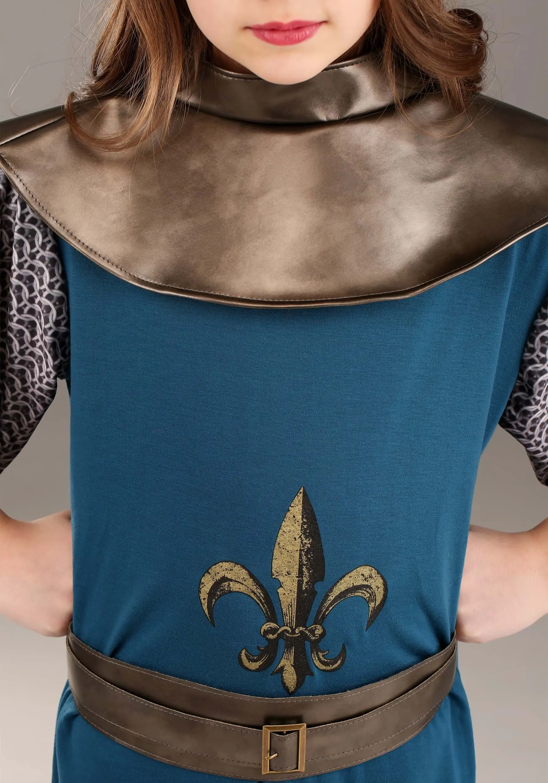 Brave Joan Of Arc Costume For Kid's - Image 3