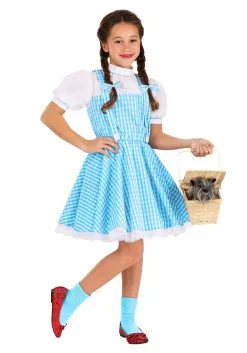 Kid's Classic Dorothy Wizard Of Oz Costume