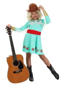 Country Star Costume Dress For Girls