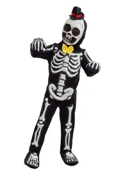 Dapper Skeleton Costume For Boys