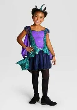 Kid's Halloween Dragon Dress Costume