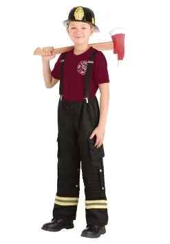 Kid's Costume Fire Captain