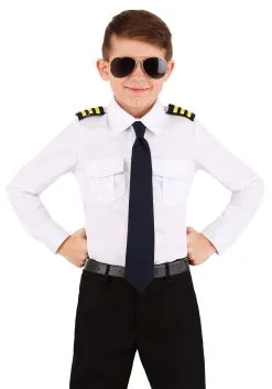 Pilot Shirt Costume For Kids