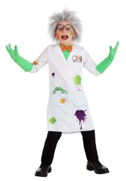 Raving Mad Scientist Costume For Kids