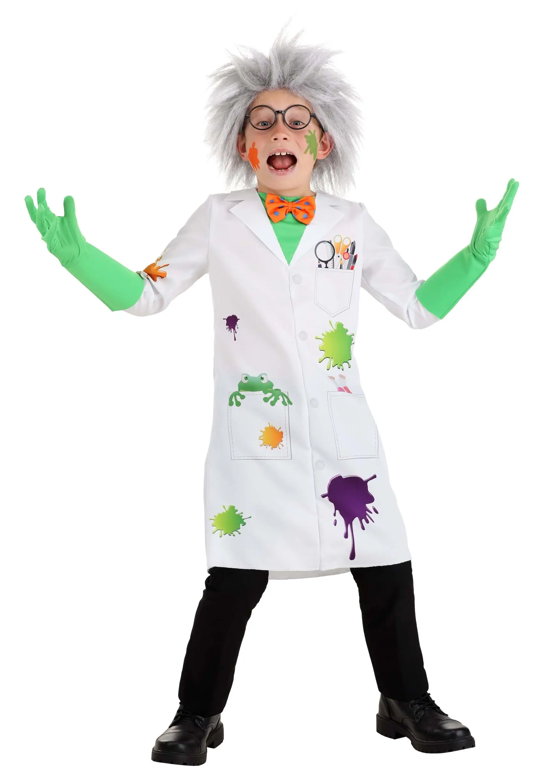 Raving Mad Scientist Costume For Kids