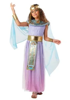 Rose Lavender Cleopatra Costume For Kids