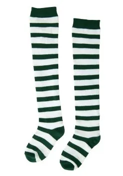 White/Green Munchkin Socks For Kids