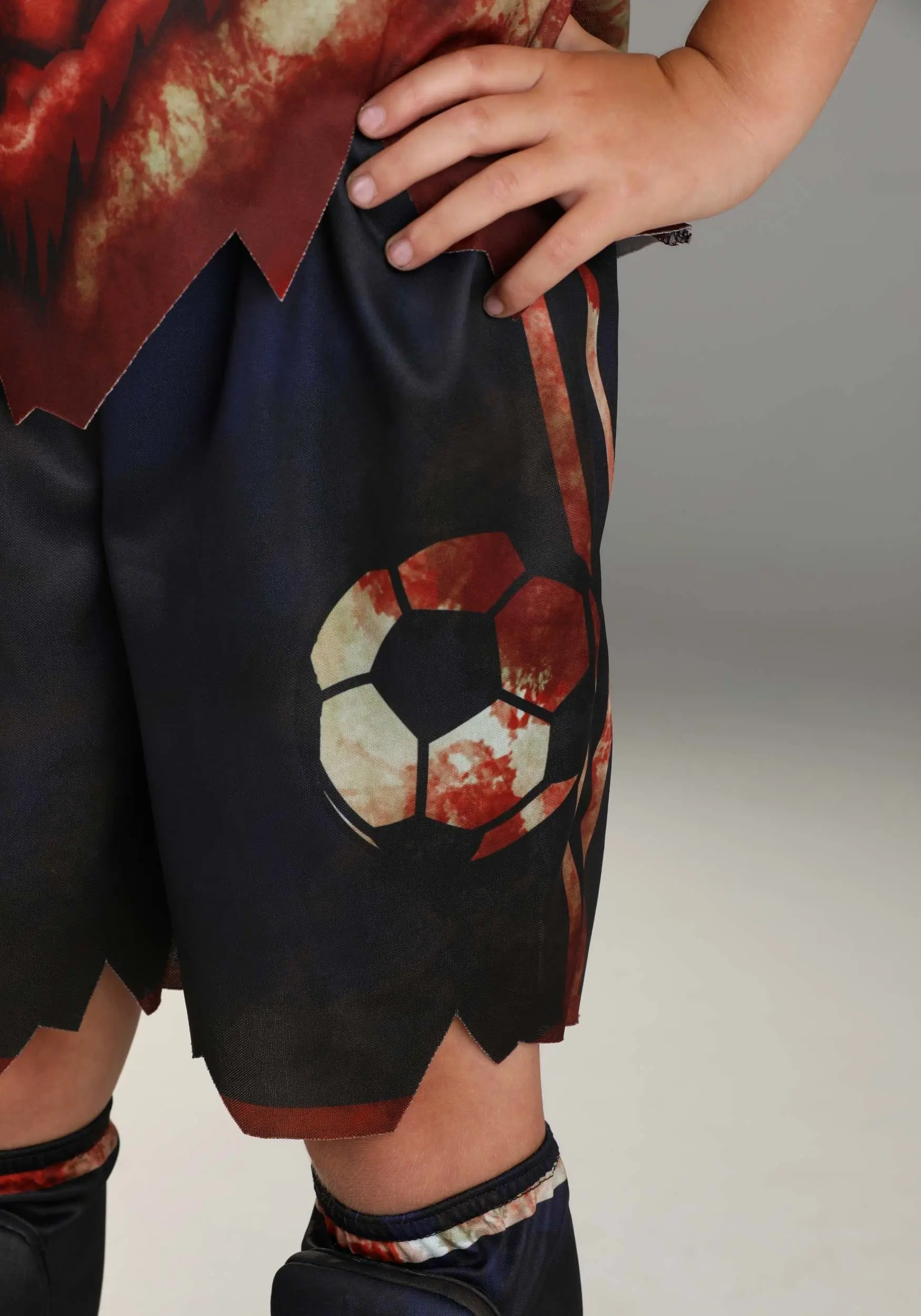 Zombie Soccer Player Costume For Kids - Image 5