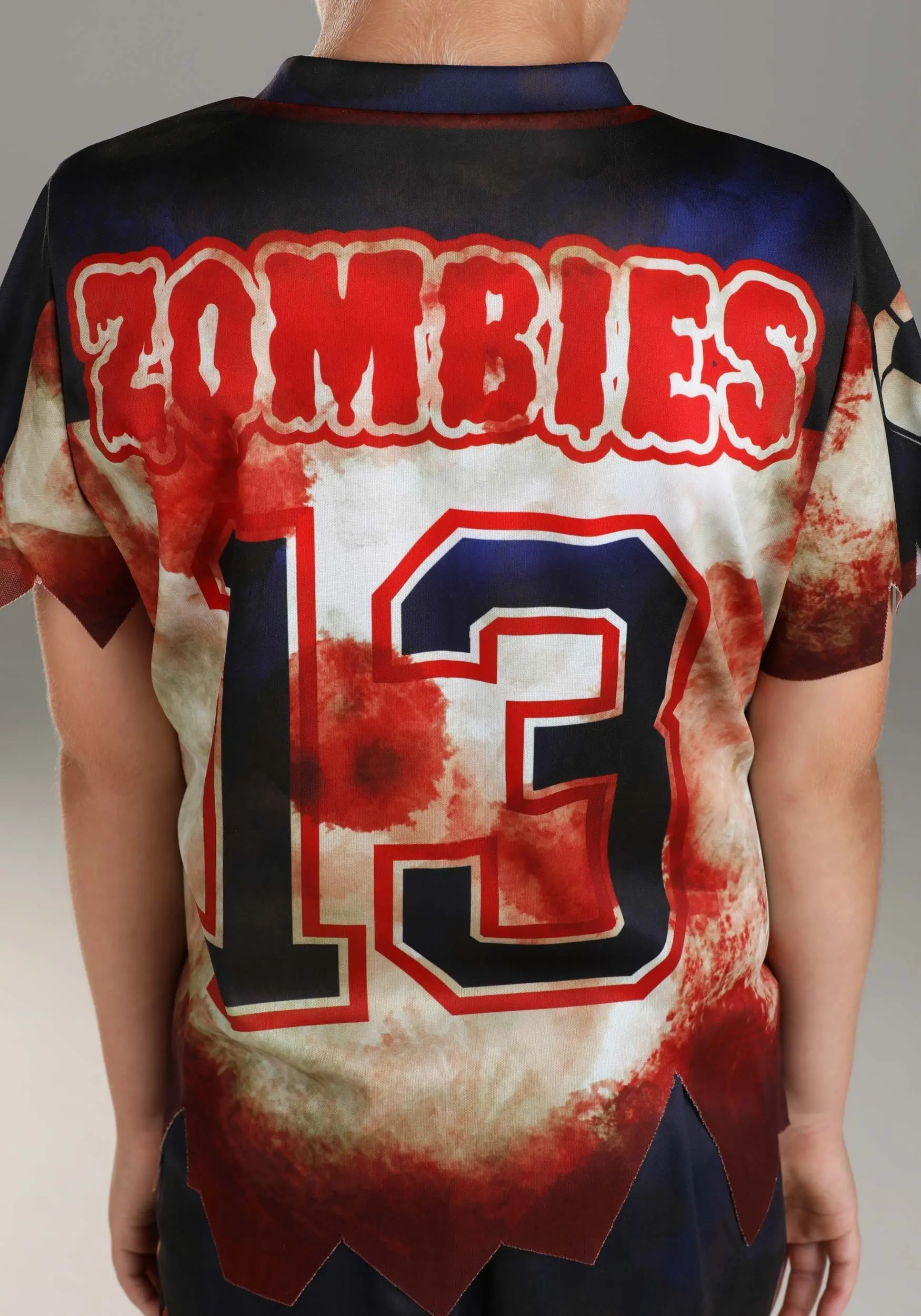 Zombie Soccer Player Costume For Kids - Image 7