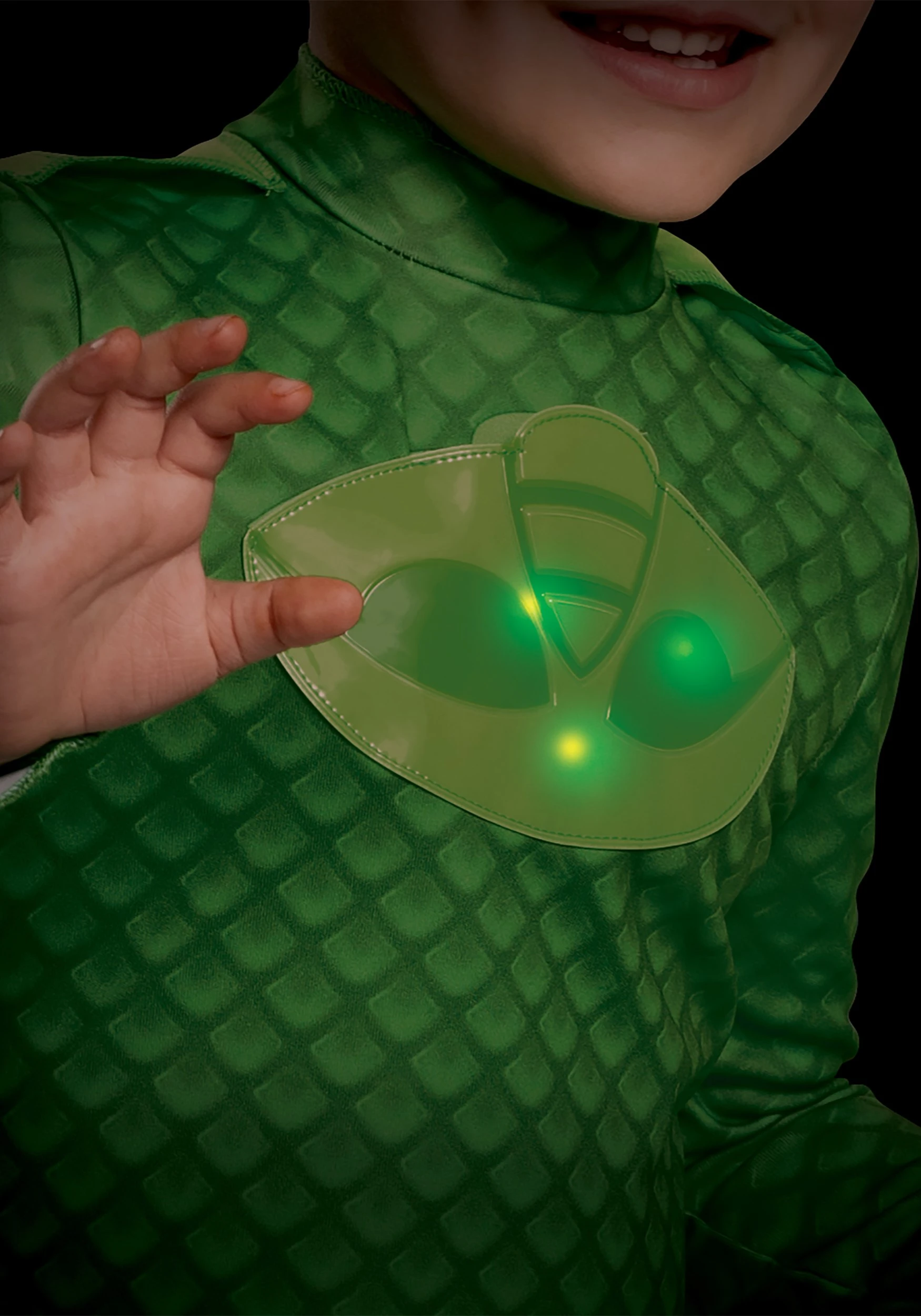 PJ Masks Kids Gekko Deluxe Light Up Costume - Image 3