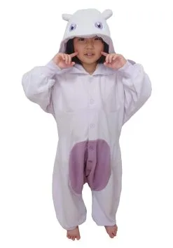 Kids Pokemon Mewtwo Kigurumi Costume