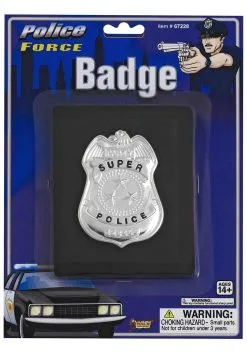 Police Badge On Wallet
