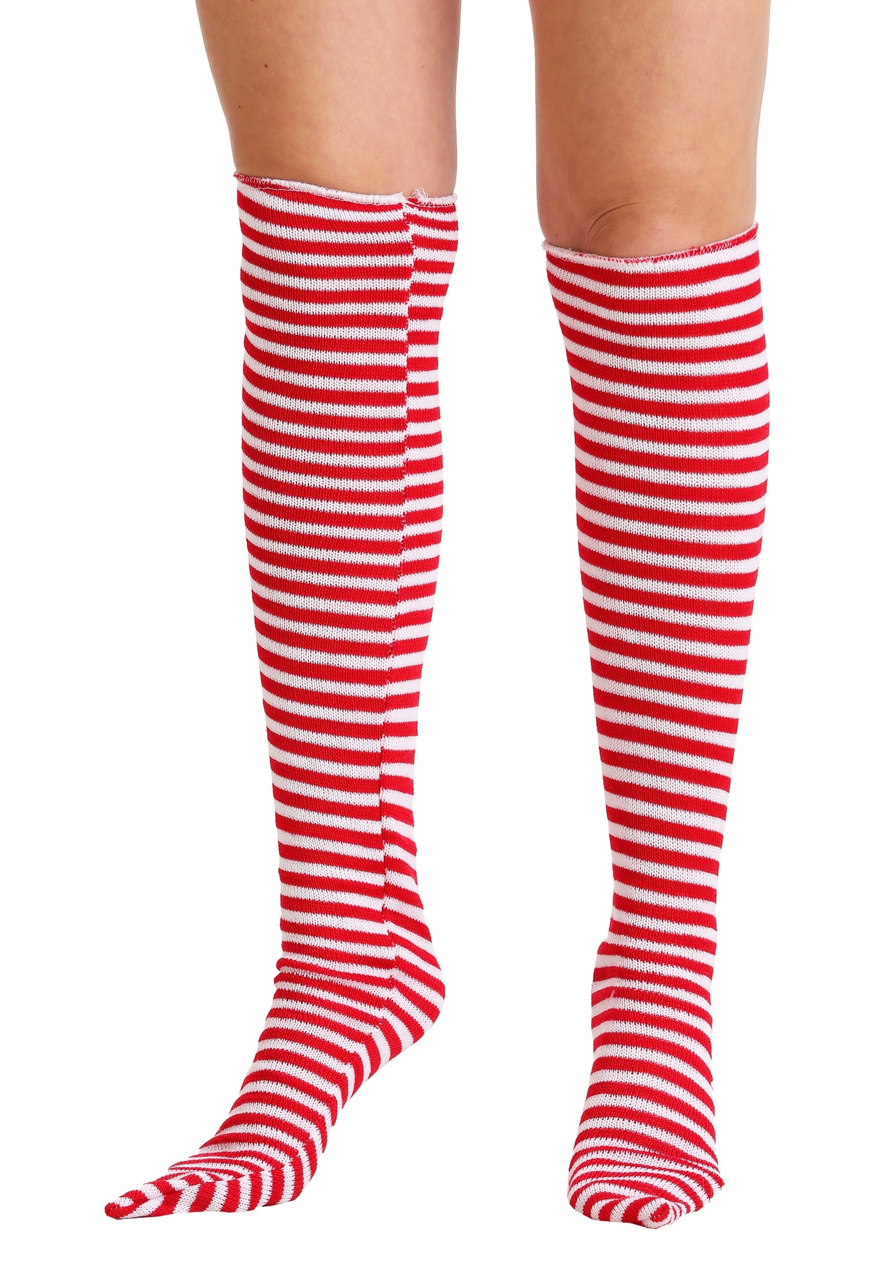 Red And White Witch Socks - Image 2