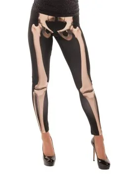 Women's Realistic Skeleton Leggings
