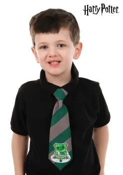 Slytherin House Toddler Tie